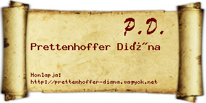 Prettenhoffer Diána névjegykártya